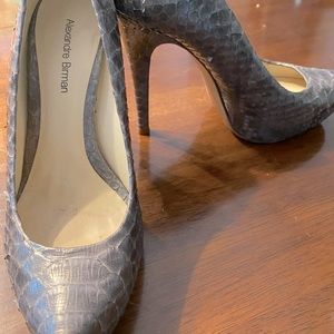 Alexandre Birman python pumps